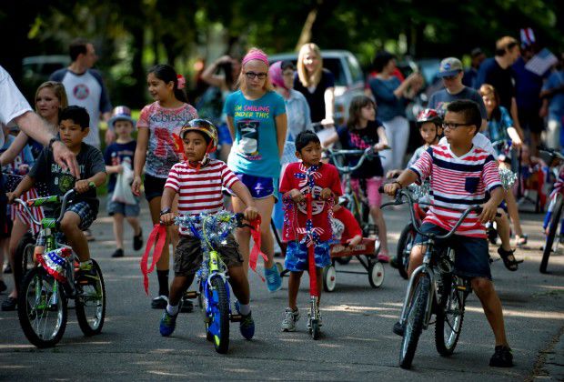 Fourth of July Parade at Idylwild Park, 2013